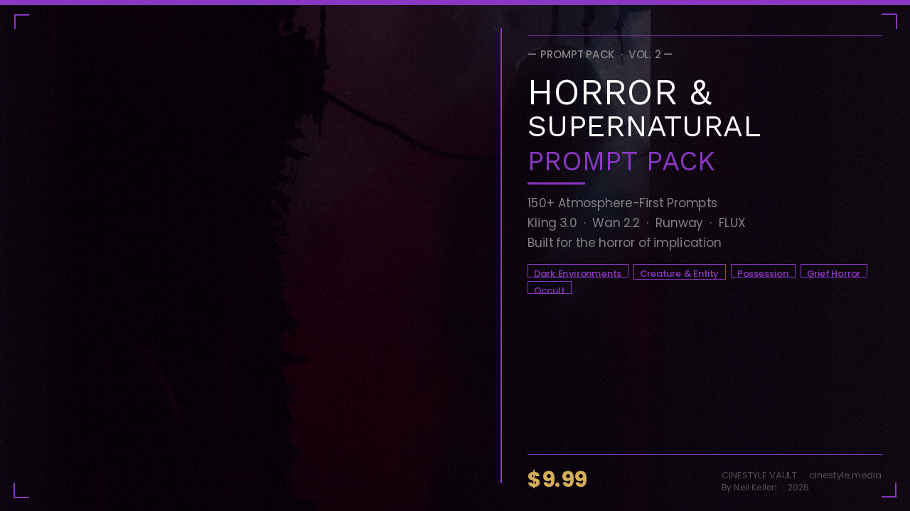 Horror & Supernatural Prompt Pack